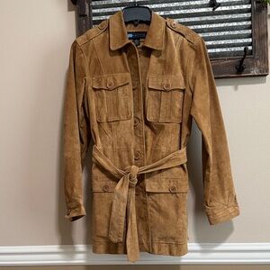 Woman’s Tan Leather Jacket